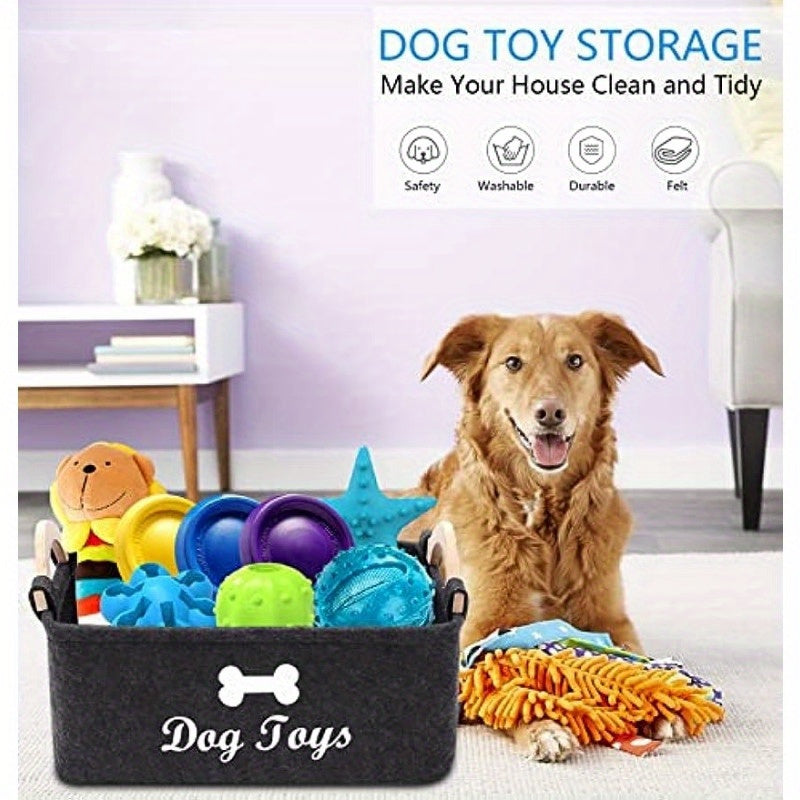 Pet Toy Box - Basket Organizer