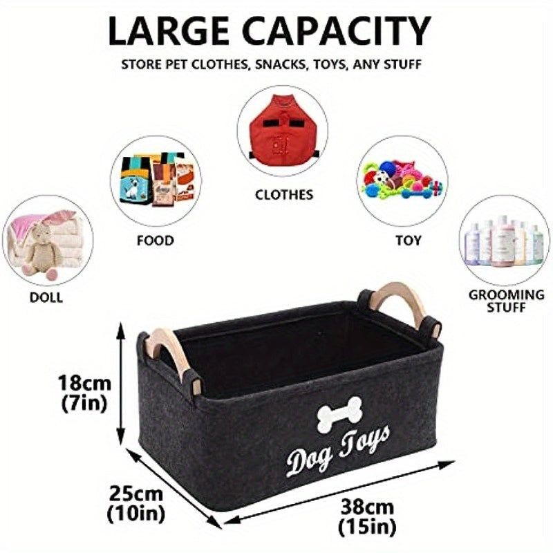 Pet Toy Box - Basket Organizer