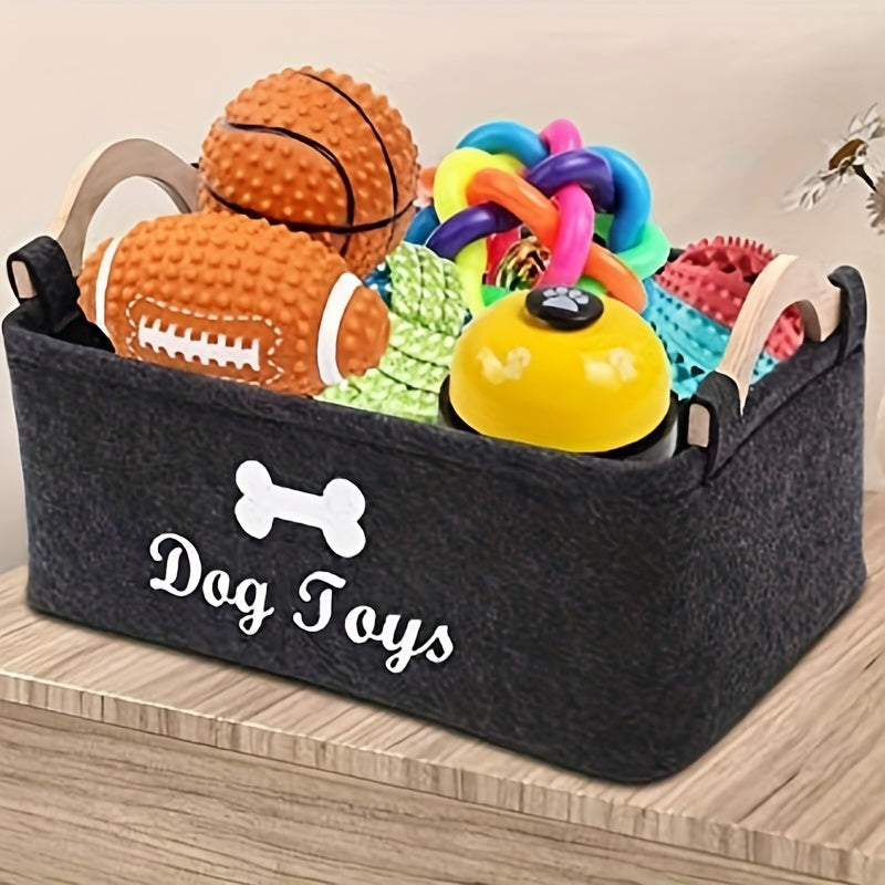 Pet Toy Box - Basket Organizer