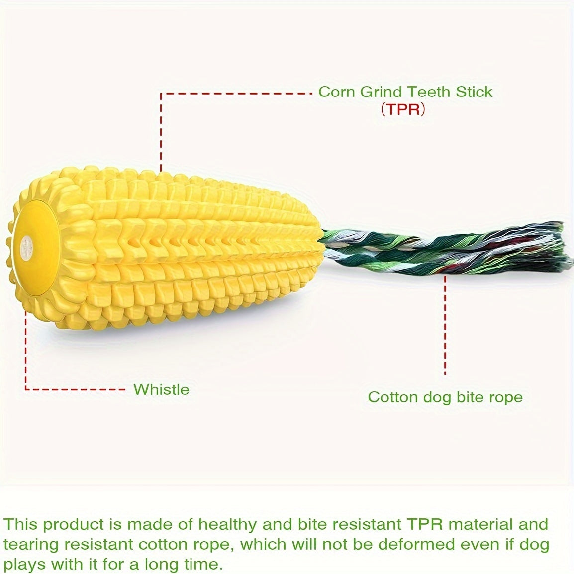 Dog Chew Toys, Tough Durable Squeaky Interactive Dog Toys.