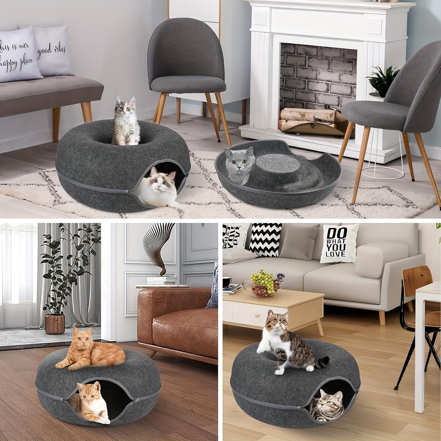 Cat Cave Scratch Resistant for Medium and Large Cats