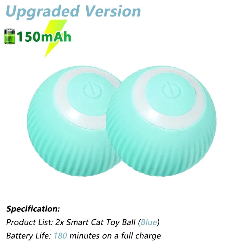 Electric Interactive Rolling Ball for Cats - Smart Rotating Toy and Game Accessory
