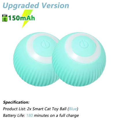 Electric Interactive Rolling Ball for Cats - Smart Rotating Toy and Game Accessory