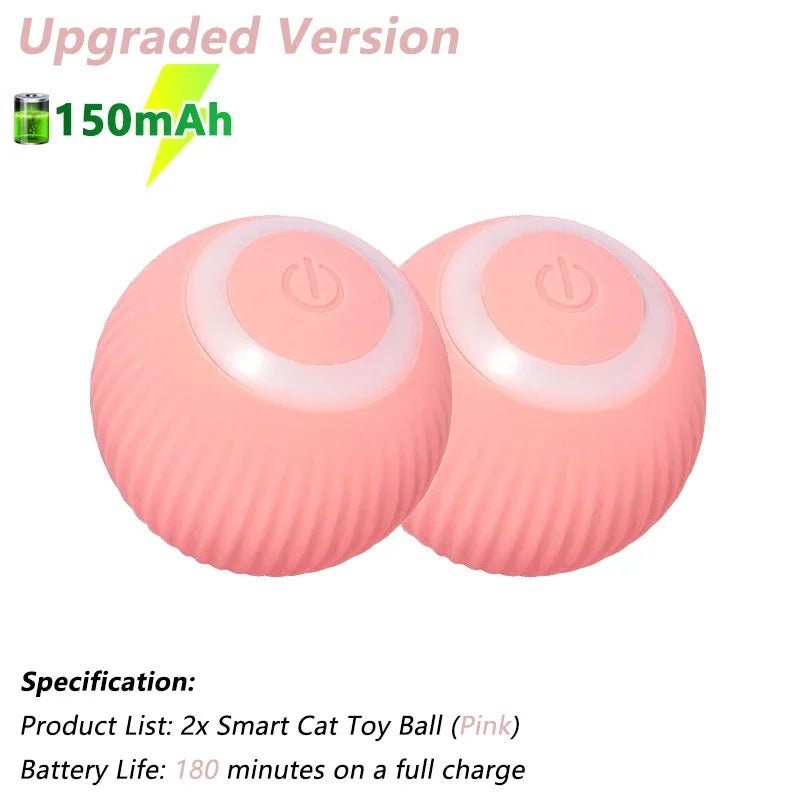 Electric Interactive Rolling Ball for Cats - Smart Rotating Toy and Game Accessory