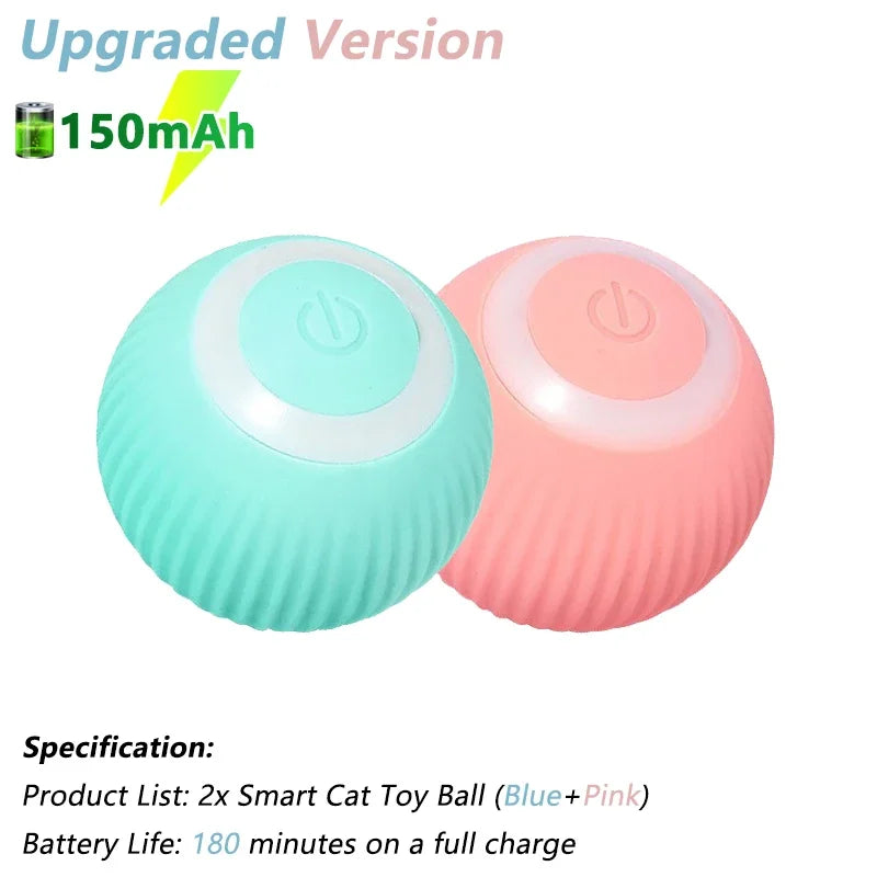Electric Interactive Rolling Ball for Cats - Smart Rotating Toy and Game Accessory