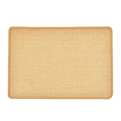 Sisal Cat Scratcher Mat - Furniture Protector for Cats, Ideal for Nail Sharpening and Scratching