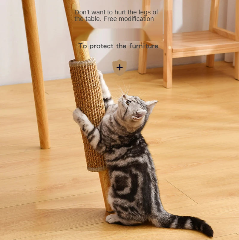 Sisal Cat Scratcher Mat - Furniture Protector for Cats, Ideal for Nail Sharpening and Scratching