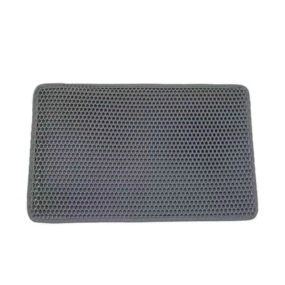 Double Layer Waterproof Cat Litter Mat - Non-Slip and Washable Pet Litter Box Pad with Gift