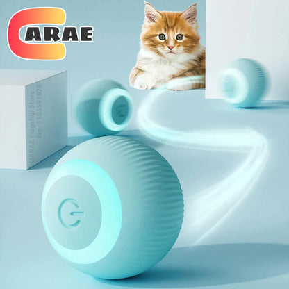 Electric Interactive Rolling Ball for Cats - Smart Rotating Toy and Game Accessory