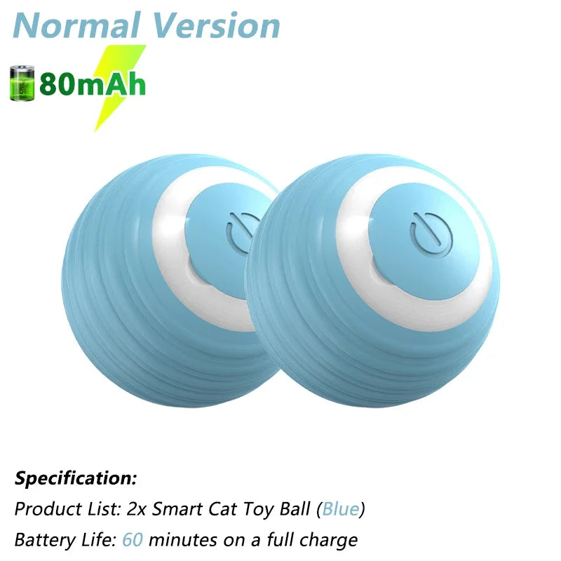 Electric Interactive Rolling Ball for Cats - Smart Rotating Toy and Game Accessory