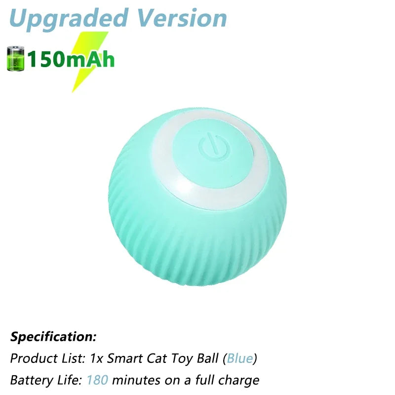 Electric Interactive Rolling Ball for Cats - Smart Rotating Toy and Game Accessory