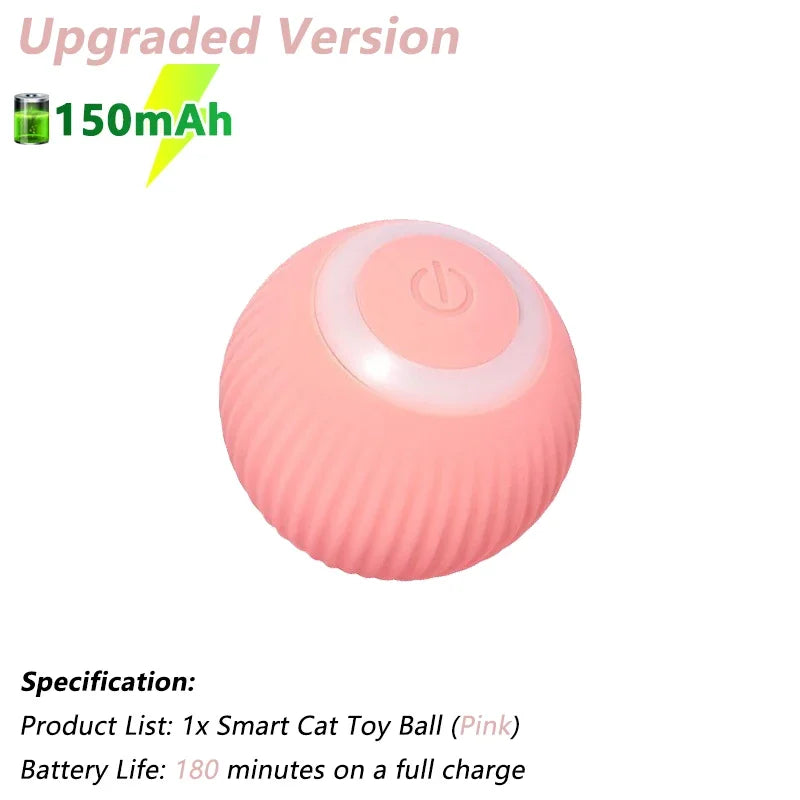 Electric Interactive Rolling Ball for Cats - Smart Rotating Toy and Game Accessory