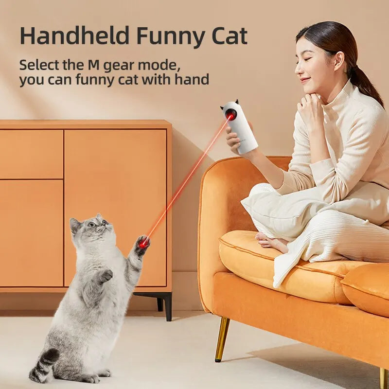 PetiPaw™ Smart Teasing LED Laser Indoor for Cats