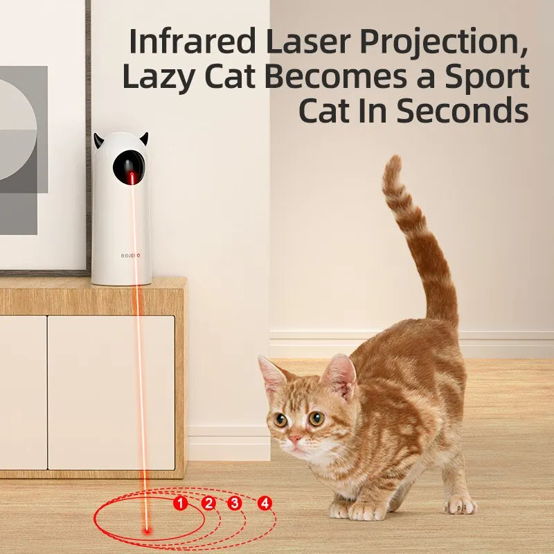 PetiPaw™ Smart Teasing LED Laser Indoor for Cats