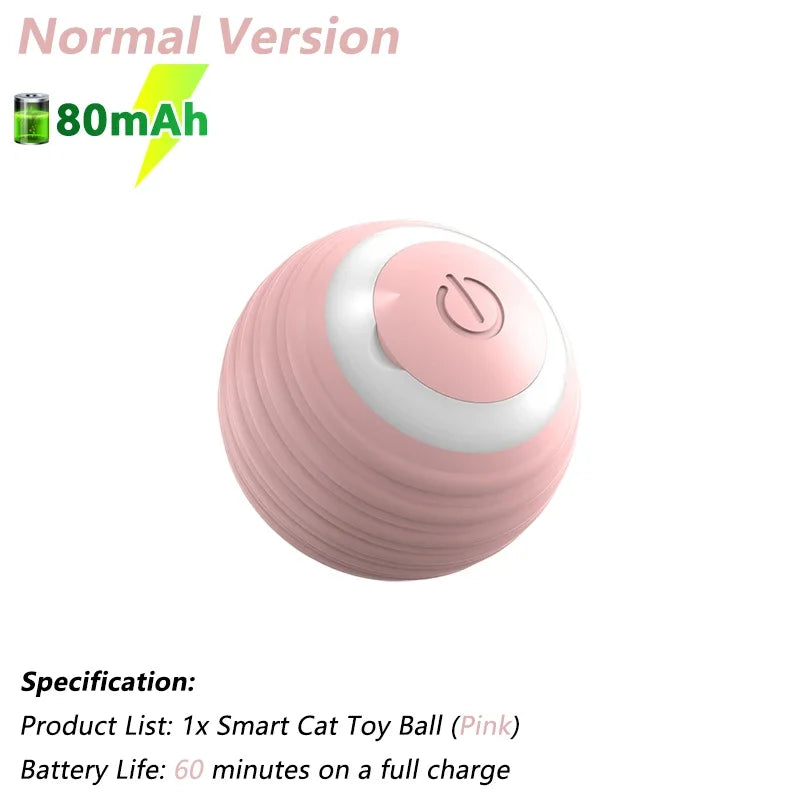 Electric Interactive Rolling Ball for Cats - Smart Rotating Toy and Game Accessory