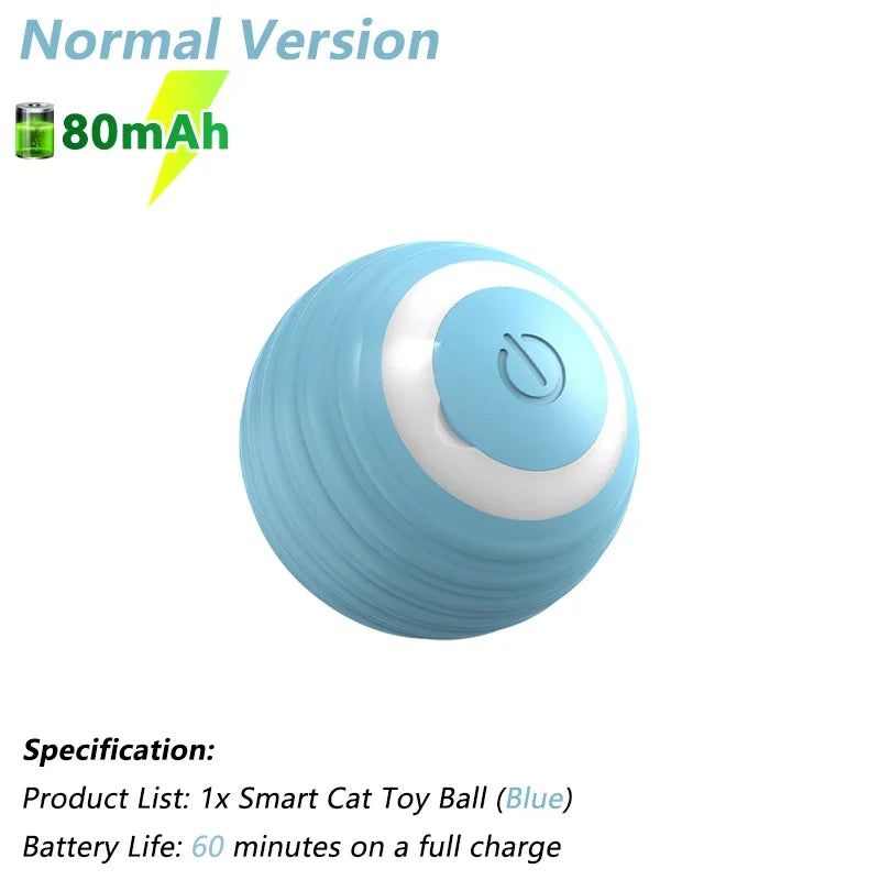 Electric Interactive Rolling Ball for Cats - Smart Rotating Toy and Game Accessory